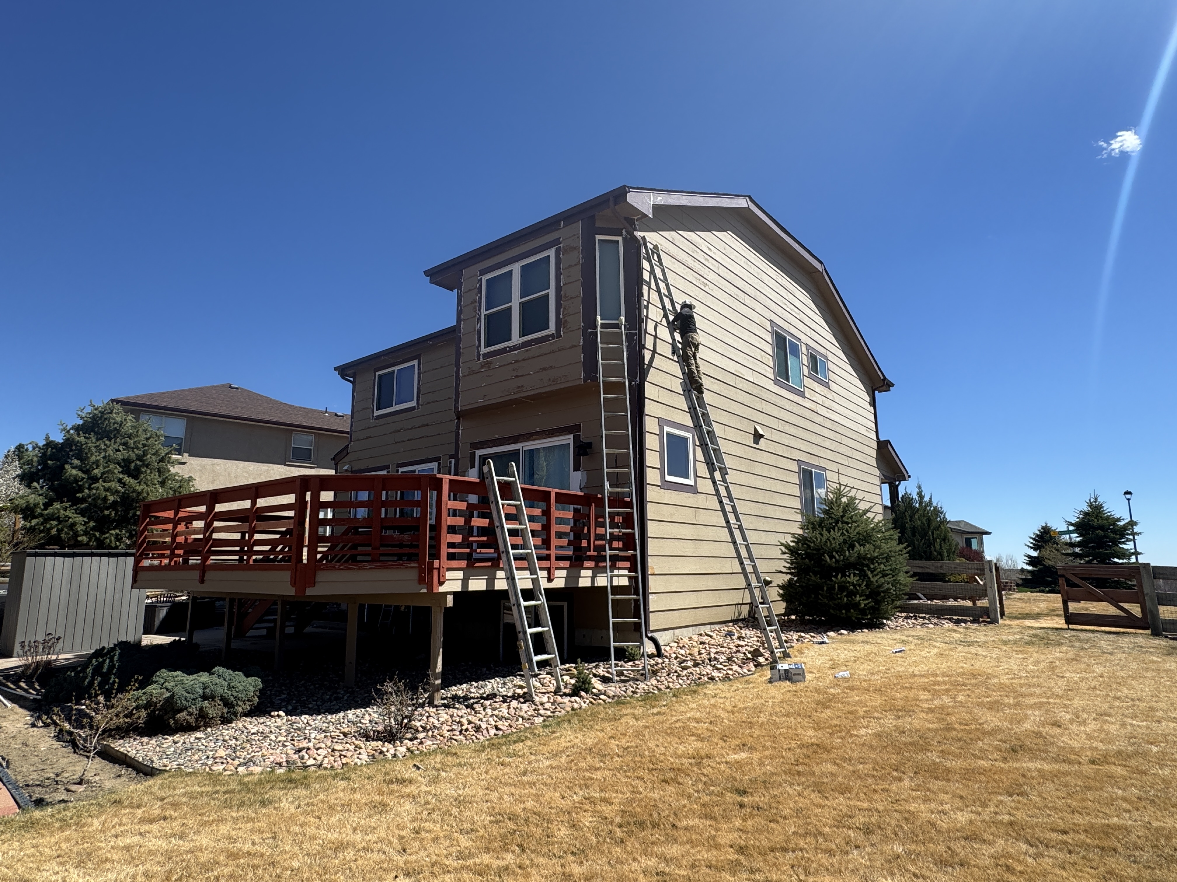Briargate Home Full Exterior Repaint before