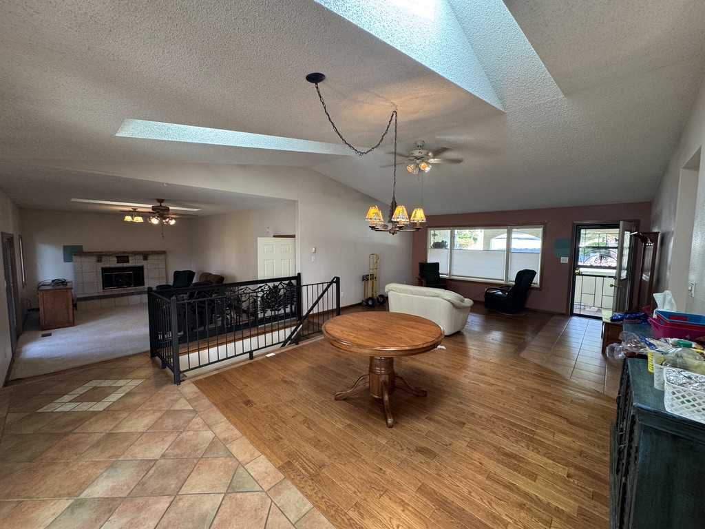 Pine Creek Interior Restoration and Popcorn Ceiling Removal before