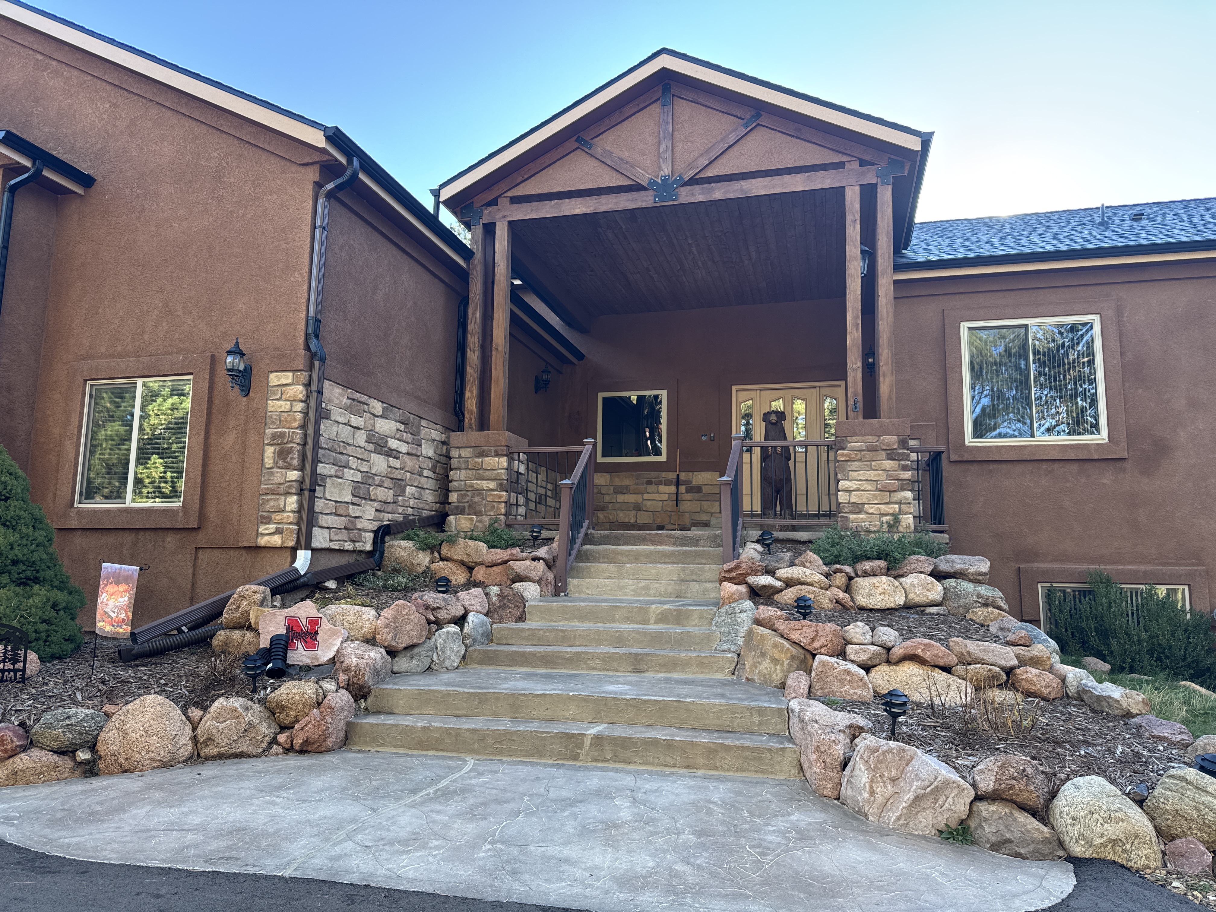 Broadmoor Bluffs Full Exterior Restoration before